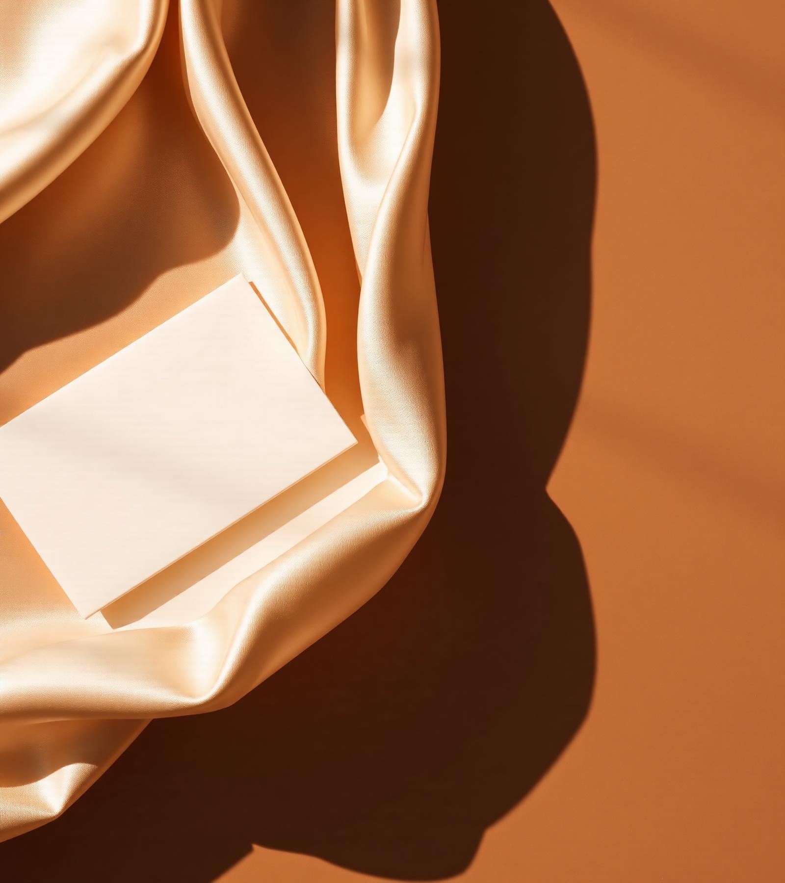Champagne silk and a private note — Maison Aurevelle